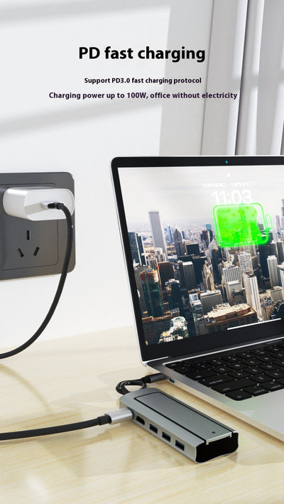 Docking Station USB-C 8 en 1 con Carcasa para Disco Duro SSD - Image 14