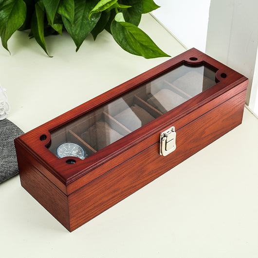 Caja de Almacenamiento Retro de Madera con Diseño Minimalista
