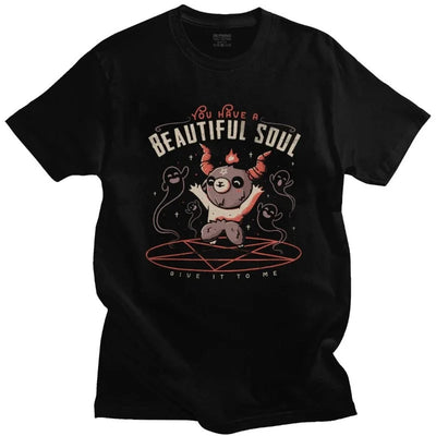 Camiseta Manga Corta Cool Baphomet para Hombre - Image 3