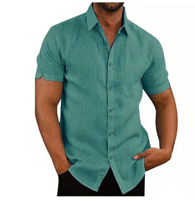 Camiseta Básica Suelta para Hombre - Manga Corta Verano - Image 6