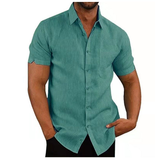 Camiseta Básica Suelta para Hombre - Manga Corta Verano - Image 6