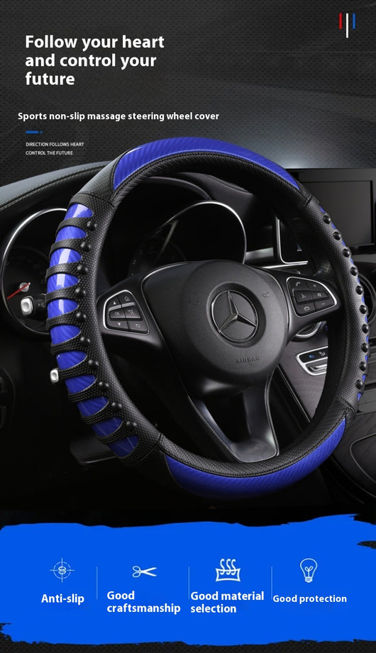 Funda de Volante de Cuero y Silicona para Todas las Estaciones - Image 25