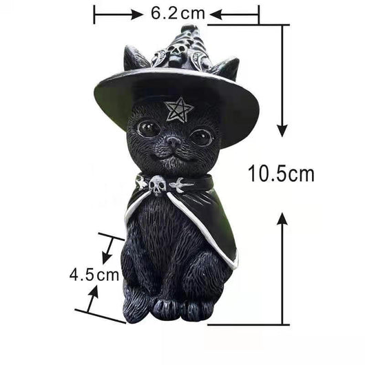Adornos de Resina Gatos Mágicos Halloween - Artesanía Animal - Image 5