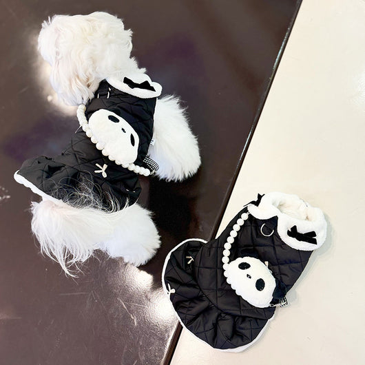 Abrigo Acolchado para Perros y Gatos con Arnés de Tracción - Image 2
