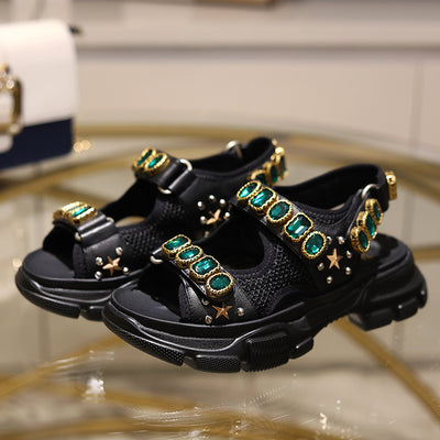 Sandalias Romanas de Plataforma en Cuero para Mujer - Image 11