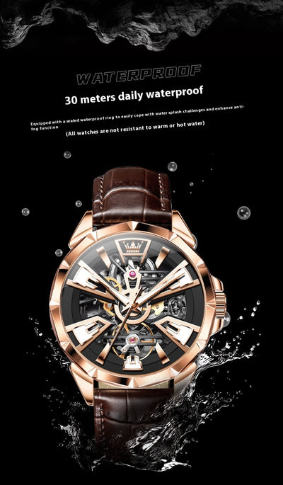 Reloj Automático para Hombre con Esfera Hueca y Resistencia al Agua - Image 13