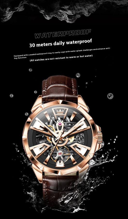 Reloj Automático para Hombre con Esfera Hueca y Resistencia al Agua - Image 13