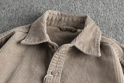 Camisa de Pana 100% Algodón Lavada Manga Larga - Image 21