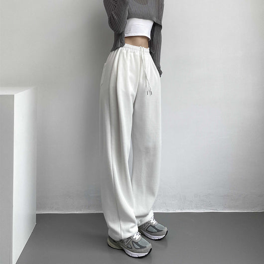 Pantalones Anchos de Cintura Ajustable con Faja Incorporada