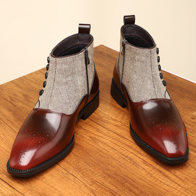 Zapatos Formales Vintage Estilo Británico en Cuero para Hombre - Image 3