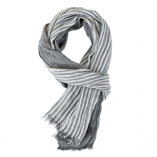 Bufanda Hombre Rayas Primavera Verano - Diseño Bicolor Versátil - Image 9