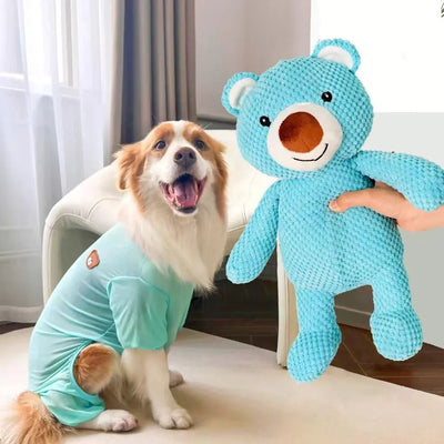 Juguete Masticable para Perros Grandes - Peluche Sonoro con Forma de Oso para Entrenamiento Dental - Image 13