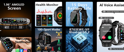 Reloj Deportivo OUKITEL BT20 - Monitoreo Inteligente - Image 3