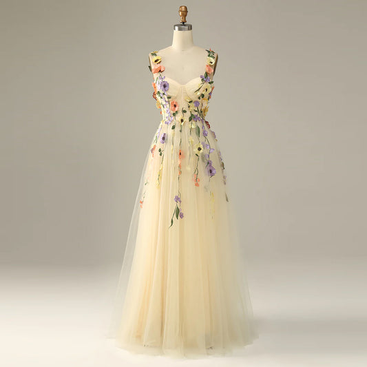 Vestido de Banquete con Cinturón Exclusivo