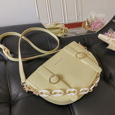 Bolso Bandolera de Hombro Único Estilo Silla de Montar para Mujer - Image 3