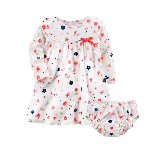 Vestido Largo Casual con Mangas y Shorts Integrados