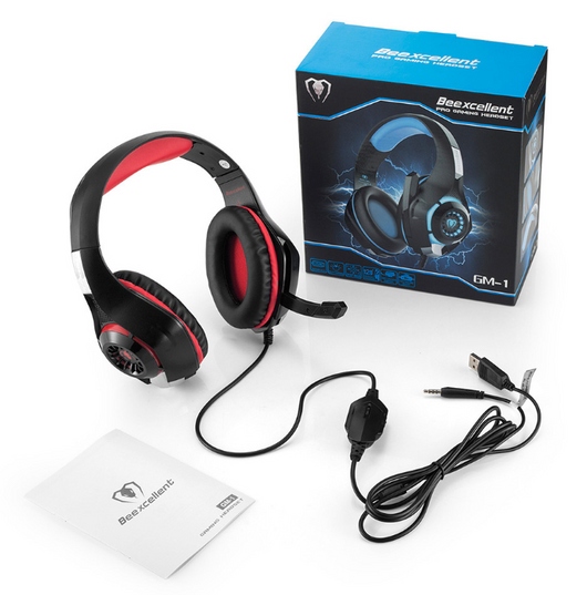 Auriculares Gaming Luminosos GM-1 con Micrófono y Luces LED - Image 11