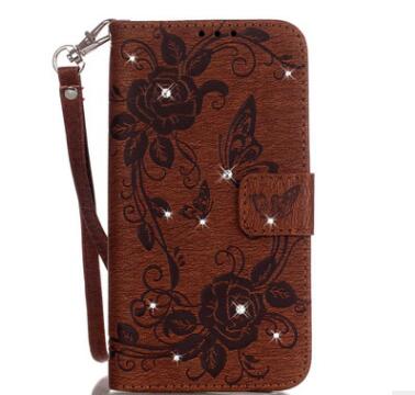 Funda Flip con Mariposa en Relieve para iPhone 7 y Galaxy S7 con Compartimentos para Tarjetas - Image 4