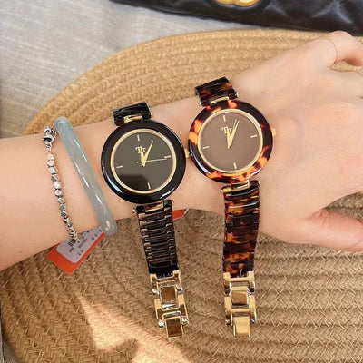 Reloj Retro para Mujer con Ámbar Hawksbill - Estilo Vintage de Alta Gama - Image 12