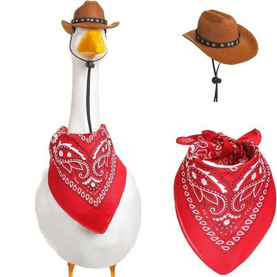 Conjunto Toalla Saliva Sombrero Vaquero para Fiesta de Jardín - Image 2