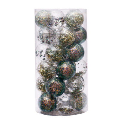 Set de Esferas Navideñas Transparentes con Colgante - Image 15