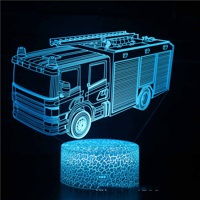 Lámpara Nocturna LED Multicolor con Control Remoto Táctil