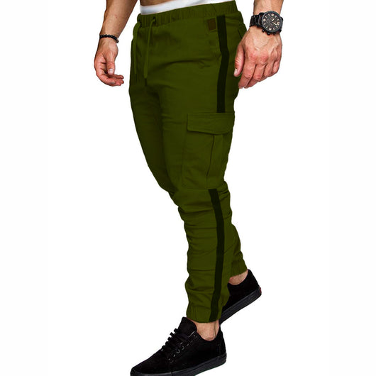 Pantalones Deportivos Casuales de Corte Recto con Costuras Otoñales - Image 6