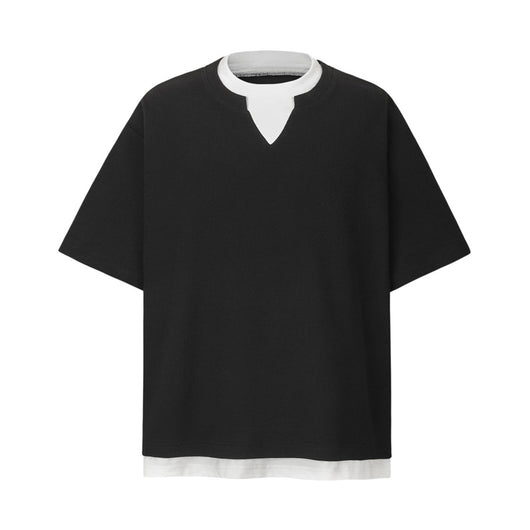 Playera Retro de Contraste a Cuadros para Hombre - Image 10