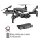 Dron Profesional Dual Cámara 4 Ejes Plegable con Control Remoto