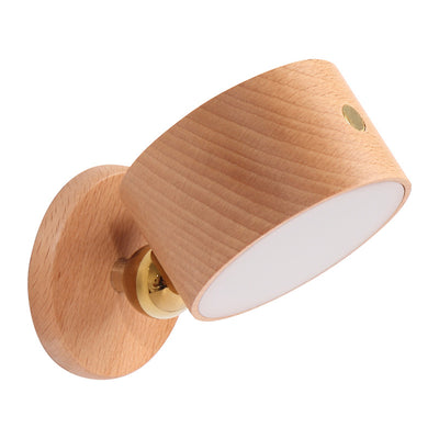 Lámpara de Noche de Madera Natural para Dormitorio - Image 13