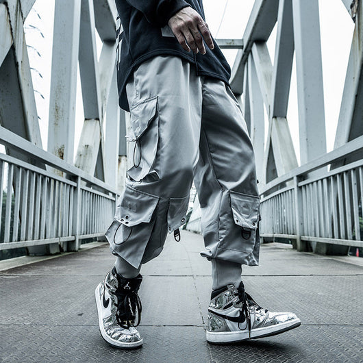 Pantalones Holgados Hip Hop para Hombre - Estilo Paratrooper - Image 3