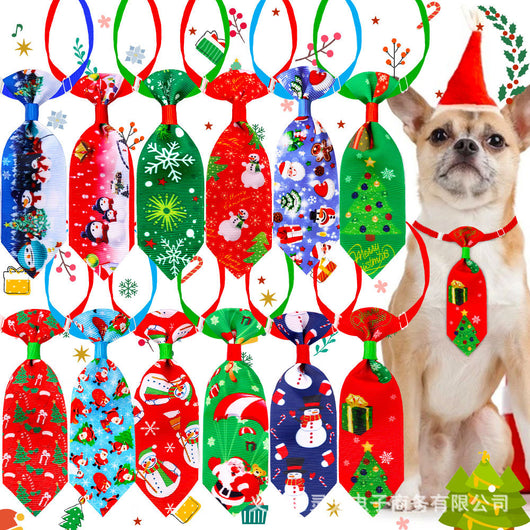 Corbatita Navideña Estampada para Mascotas - Image 11