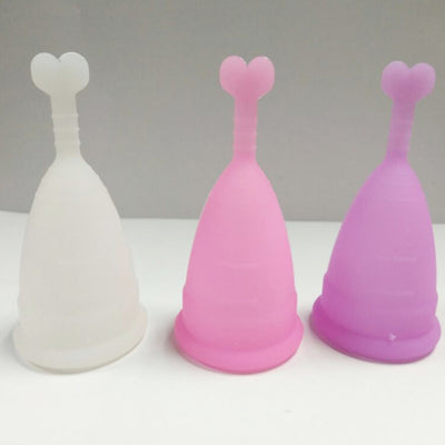Copa Menstrual de Silicona Reutilizable - Diseño Corazón Ecológico - Image 3