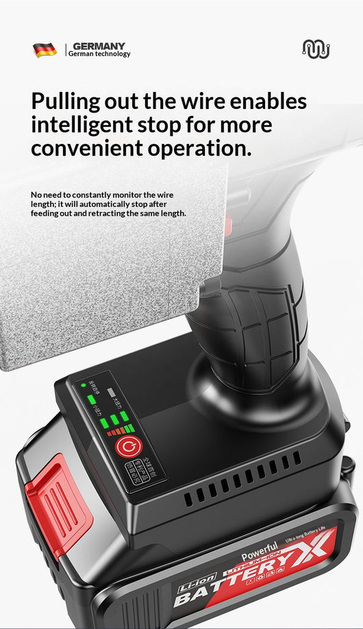 Máquina Enhebrador de Cable Automática Brushless con Batería de Litio para Electricistas - Image 18