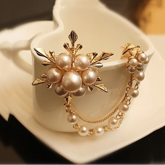 Broche de Flor de Perla