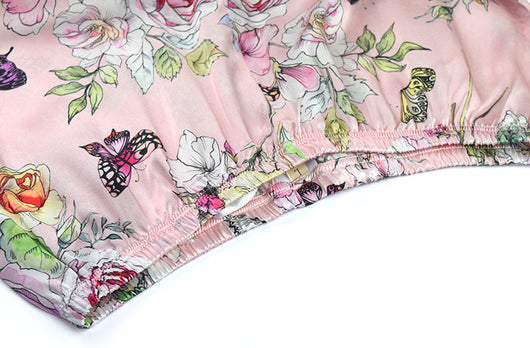 Pijama de Seda Estampado Talla Grande - Ropa de Casa Europea - Image 17