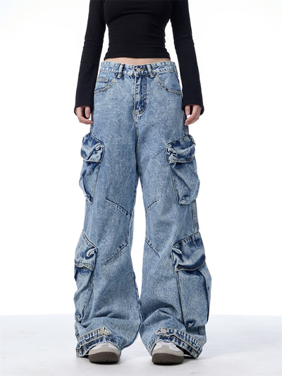 Pantalones de Trabajo Mujer Talle Ancho con Bolsillos Múltiples - Image 18