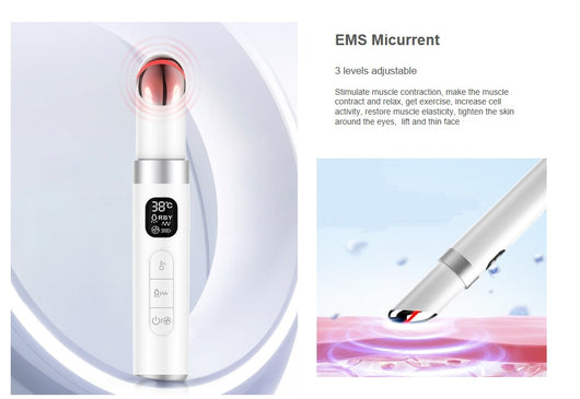 Masajeador Facial Eliminador de Ojeras con Tecnología de Vibración - Image 8