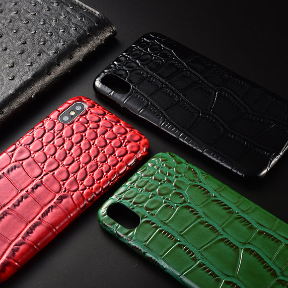 Funda de Cuero PU Anti-Caídas con Rejilla de Protección