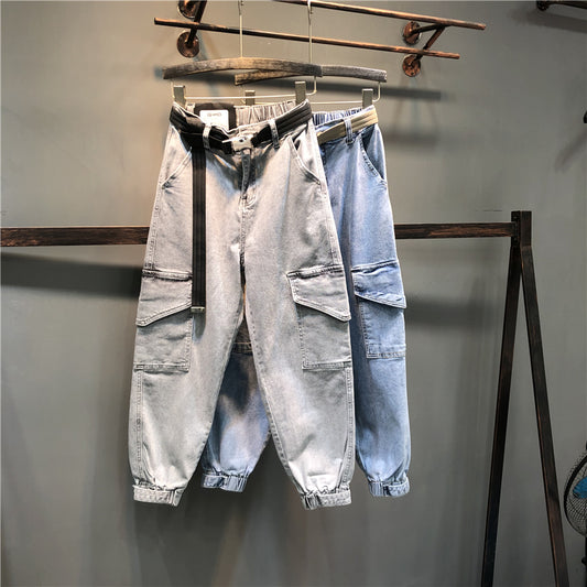 Pantalón Casual Mujer Estilo Coreano Primavera Otoño Cintura Alta Ajustado