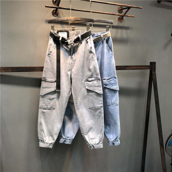 Pantalón Casual Mujer Estilo Coreano Primavera Otoño Cintura Alta Ajustado