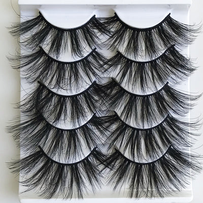 Pestañas de Visón Sintético Natural - Efecto Volumen y Largo - Image 17