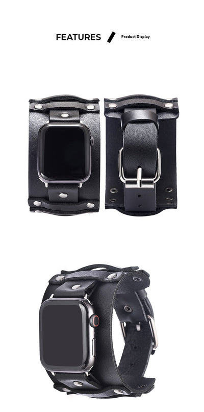 Correa de Reloj Cuero Genuino Estilo Punk - Image 12