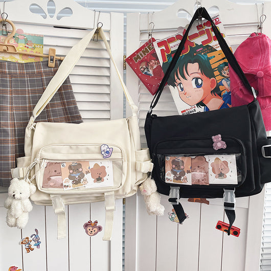 Bolsa Crossbody Harajuku con Ventana Transparente - Image 4