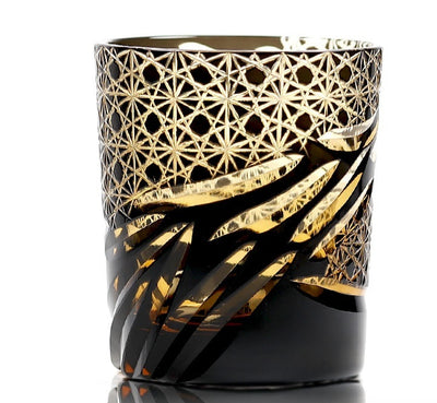 Vaso de Cristal Asterismo Estilo Edo Japonés - Image 2