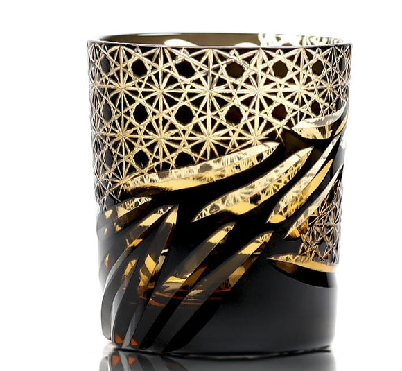 Vaso de Cristal Asterismo Estilo Edo Japonés
