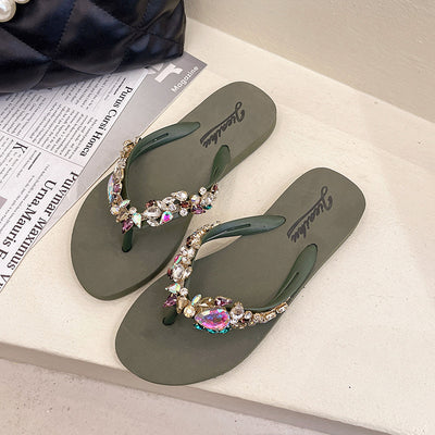 Sandalias Bohemias Planas para Playa - Chanclas Antideslizantes para Mujer - Image 7