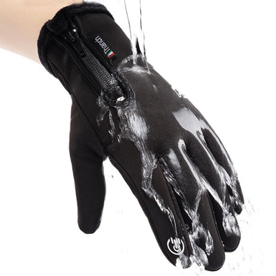 Guantes de Invierno Táctiles Antideslizantes Unisex Impermeables y Cortavientos para Ciclismo y Deportes - Image 6