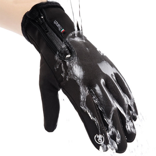 Guantes de Invierno Táctiles Antideslizantes Unisex Impermeables y Cortavientos para Ciclismo y Deportes - Image 6