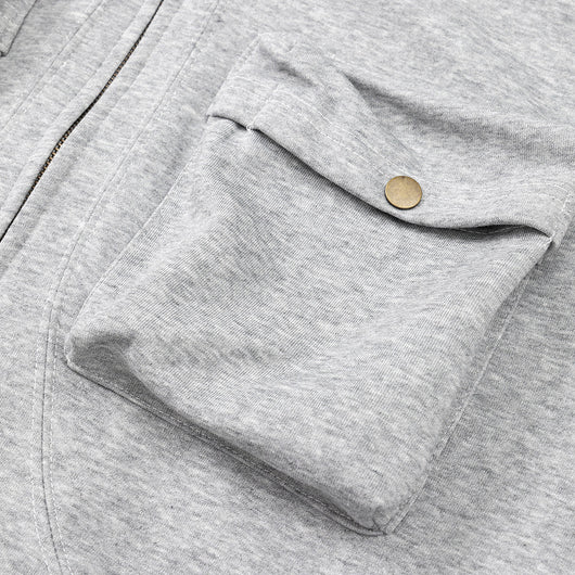 Suéter Hoodie Oversized para Hombre con Bolsillos de Diseño Dimensional - Image 4